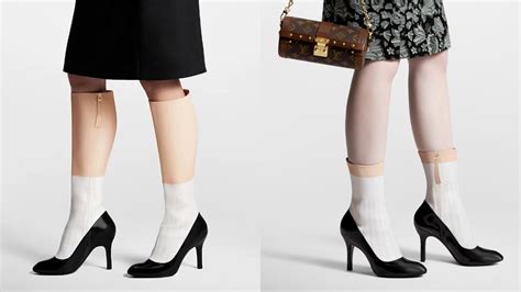 louis vuitton illusion high boot|Louis Vuitton's fake leg boots are the strangest optical illusion of.